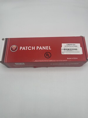 Cables Guru Cat5e RJ45 Patch Panel w/Mounting Bracket
