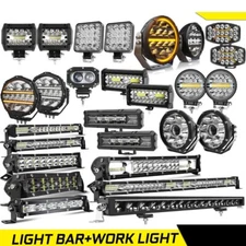 12V 24V LED Work Light Bar Flood Spot Lights Driving Offroad Car Truck UTE 4WD