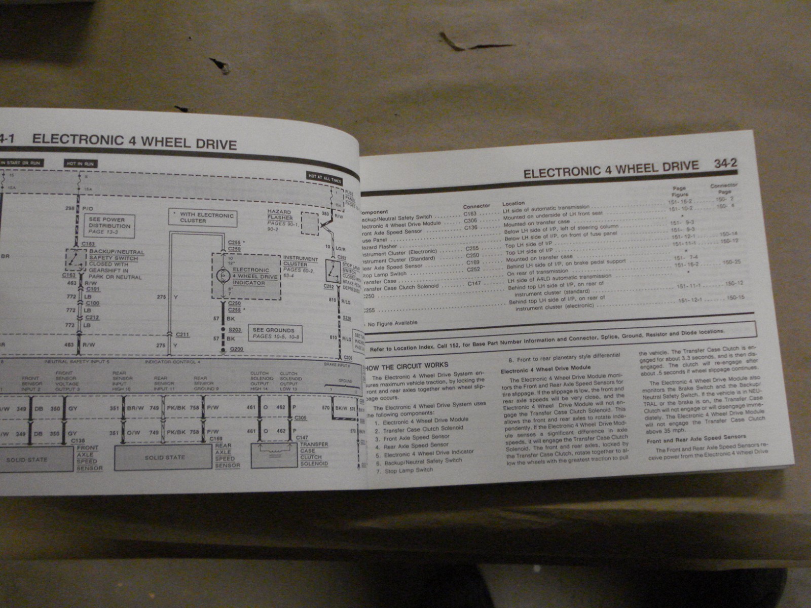 1991 Ford Aerostar Electrical Vacuum Troubleshooting Manual EVTM Book ...