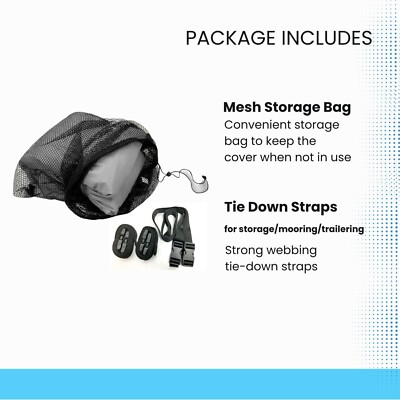 EliteShield Waterproof Storage Cover For Sea-Doo RXP 215 Jet Ski – Trailerable, Black/Gray