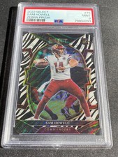 2022 Panini Select Sam Howell Zebra Die Cut RC PSA 9 Mint Rookie #