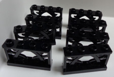 LEGO 19121 - 6138726 Iron Fence Bricks 1x4x2 Black x8