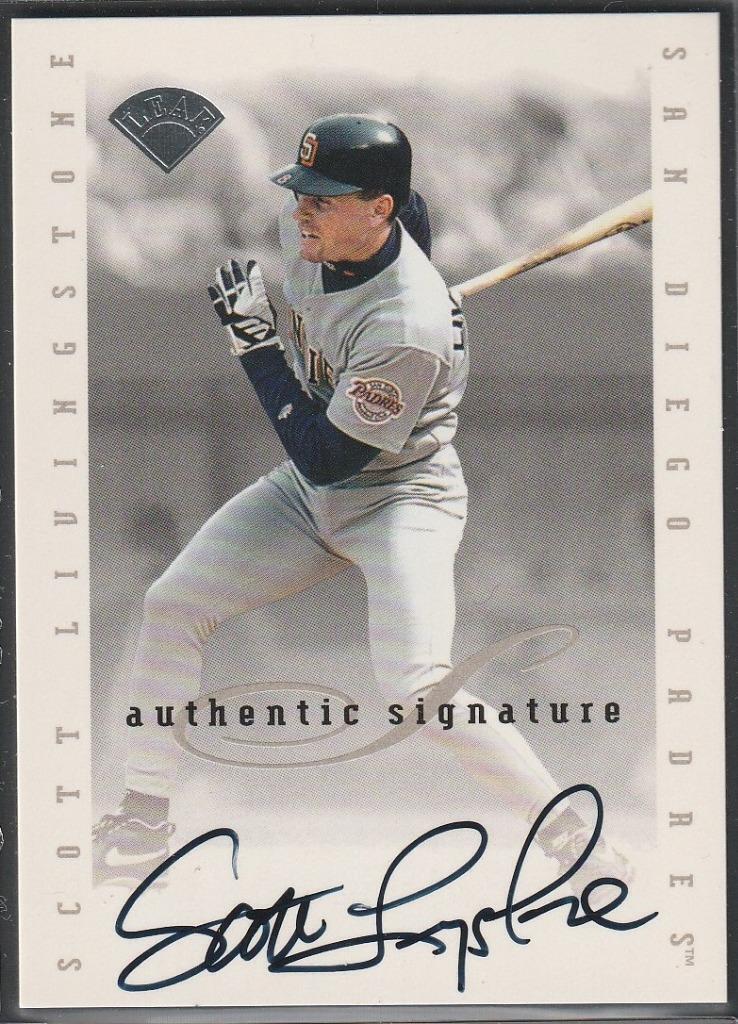 187, 1996 Leaf Signature, Original Autograph of Scott 187, 1996 Leaf Signature, Original Autograph of Scott