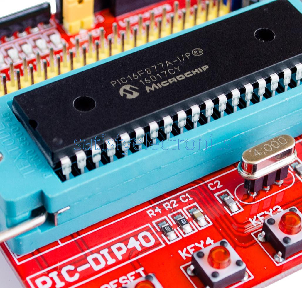 PIC16F877A PIC Minimum System Development Board JTAG ICSP Program