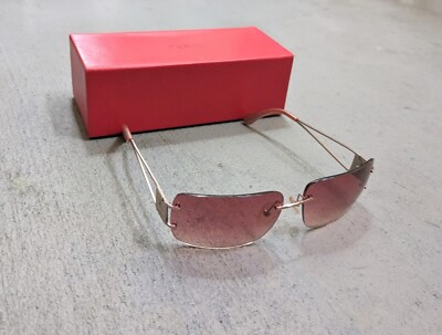 Fendi Sunglasses FS416 Rectangle Pink Gradient 62-13 125