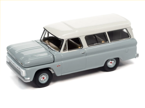 1966 A.S.S NEW Chevy Chevrolet Suburban Gray AW Auto World 1/64 Muscle Trucks - Picture 1 of 2