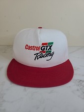 Vintage Castrol GTX Racing Snapback Trucker Cap Hat Nomad Brand Made in USA