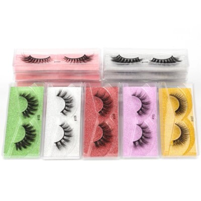 Wholesale Mink Eyelashes 190 MIX Pairs 3D Natural False Lashes
