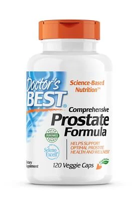 Doctor's Best Comprehensive Prostate Formula 120 Veggie Capsules, Mens Health