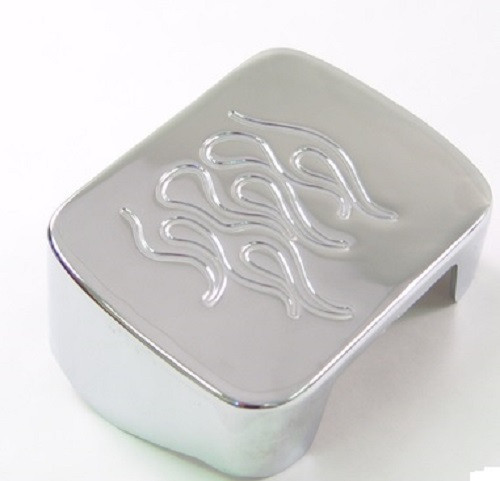 Harley Coil cover Chrome Flamed 4-speed BigTwins & softails models New - Foto 1 di 1