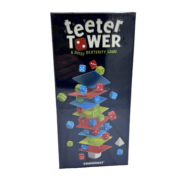 Teeter Tower - A Dicey Dexterity Game By Gamewright - New in Box / Sealed
