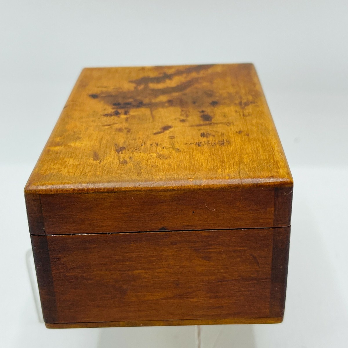 Antique Wood Box Clarks ONT Spool Cotton Advertising Piece | eBay