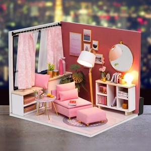 Cuteroom Diy Wooden Dollhouse Princess Room Handmade Decora