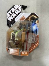 Star Wars Saga Legends 30th Anniversary Yoda figure with Coin D46