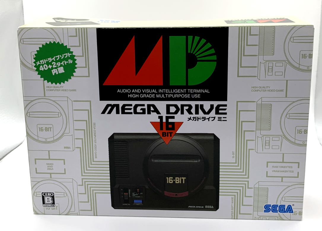 SEGA Mega Drive Mini Japanese Ver 16-bit 42-Games HAA-2520