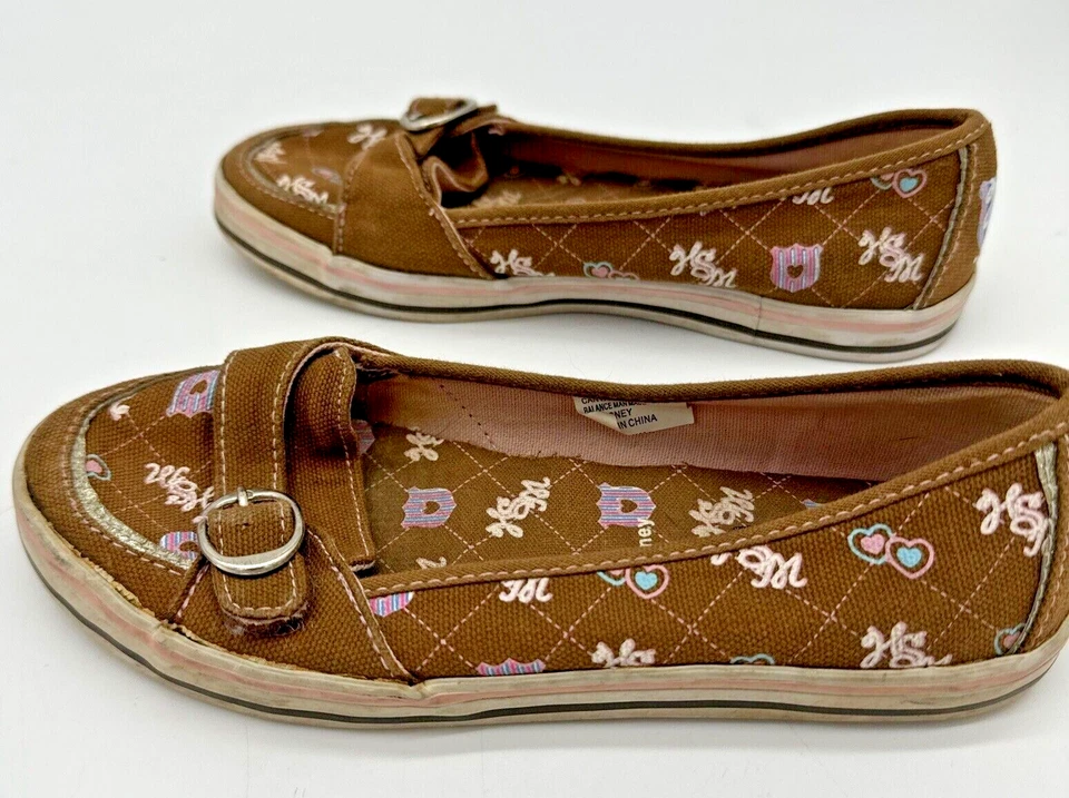 Sapato Slip-On Disney High School Musical Infantil Lona Tamanho 1 Marrom Estampado - Imagem 4 de 4