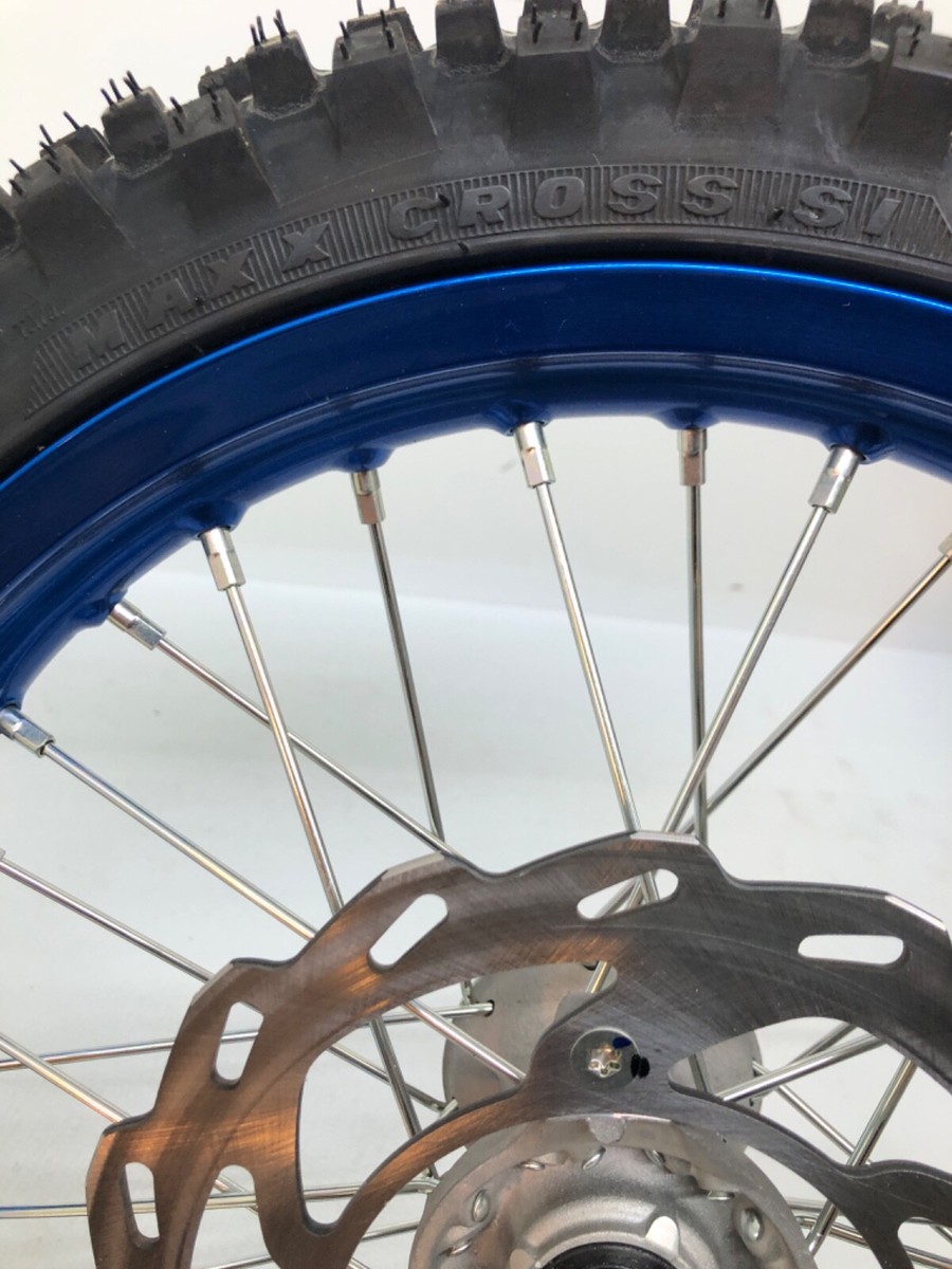 YZ65 前後ホイール NEW OEM 2024 YAMAHA YZ65 FRONT REAR WHEEL RIMS STRAIGHT