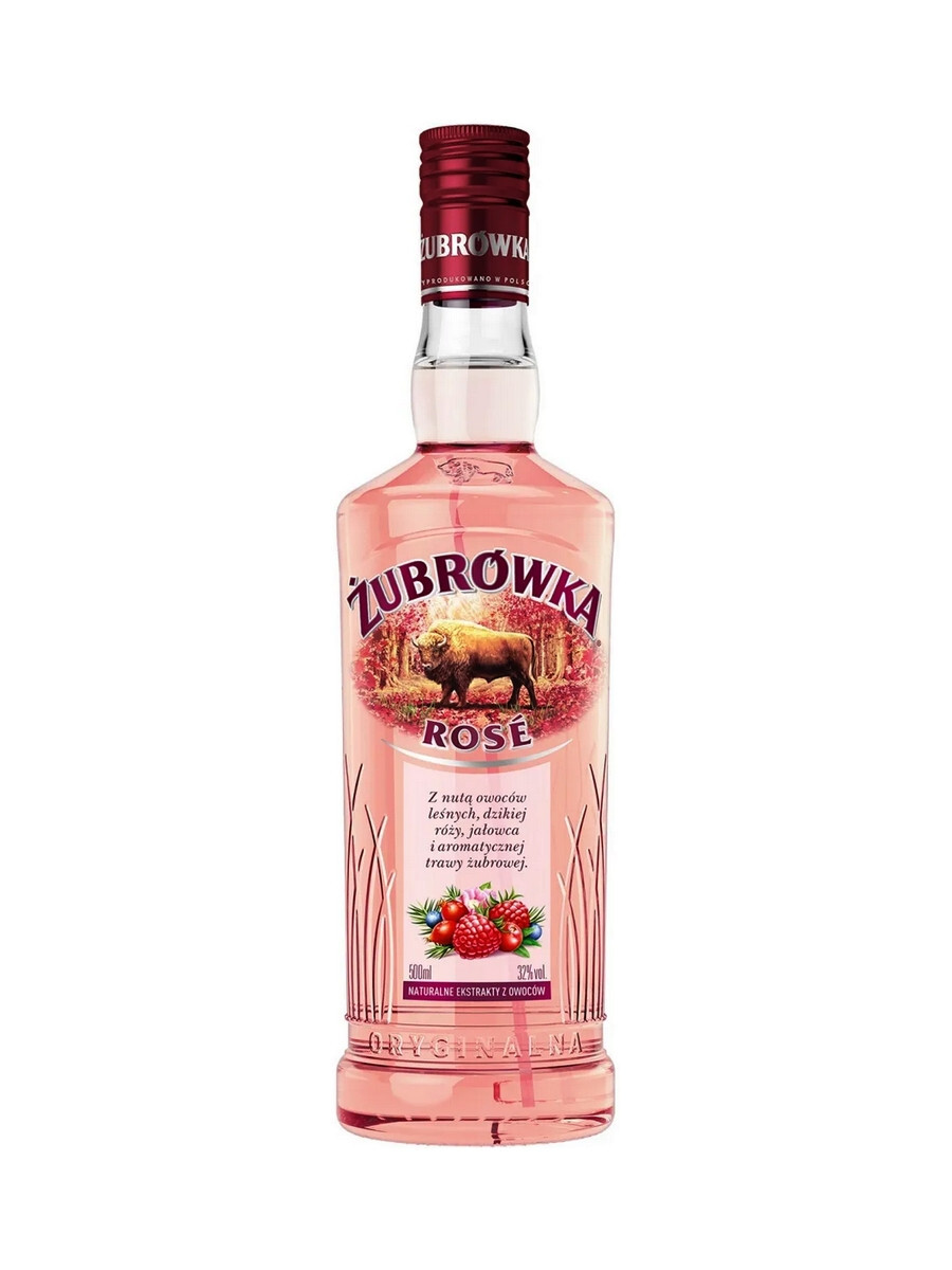 Zubrowka Rose Flavour Vodka (Żubrówka Rose) 70cl