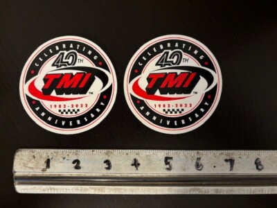 Tmi Sticker TMI seats racing decal sticker 2PC SET OFFROAD STREET RACING | eBay
