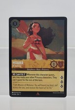 Disney Lorcana Moana - Of Motunui 14/204 Cold Foil The First Chapter Rare
