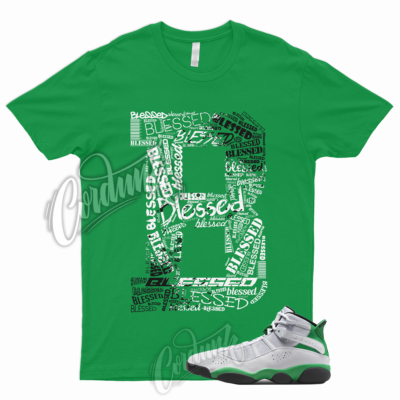 BLESS Shirt to Match Jordan 6 Rings Lucky Green Pine Stadium Mid High Two Trey 1 | eBay