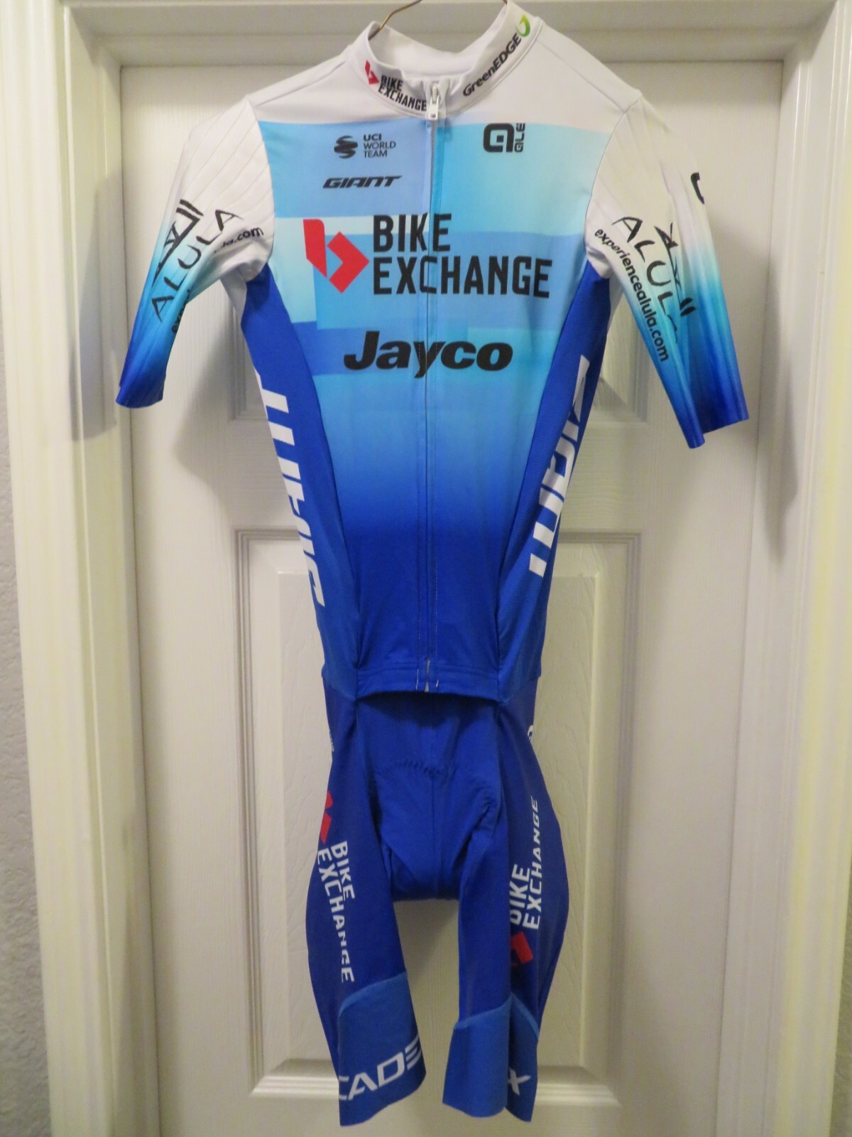 ALE Team Bike Exchange Jayco Alula Pro Cycling Team Aero Road Race Suit