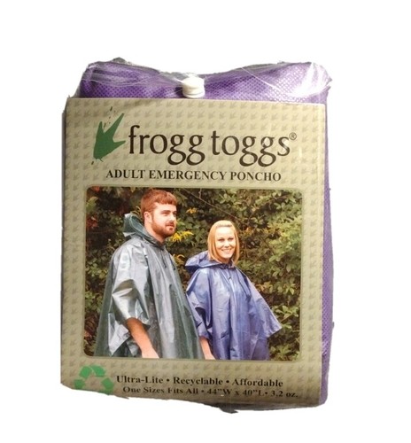 Frogg Toggs Adult Emergency Poncho 