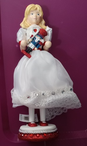 Kurt Adler Hollywood Nutcracker - Clara With Nutcracker 15" HA0333 - Picture 2 of 6