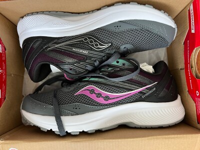 Saucony Scarpe da corsa da donna Cohesion 15, Ombra/Razzle, 35.5 EU