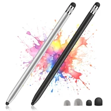 2 Pack Stylus Pens for Touch Screens, High Sensitivity Precision Capacitive S...
