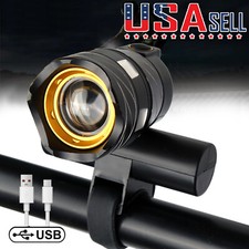 Rechargeable LED MTB Bicycle Light Racing Bike Front Headlight Handlebar Mount