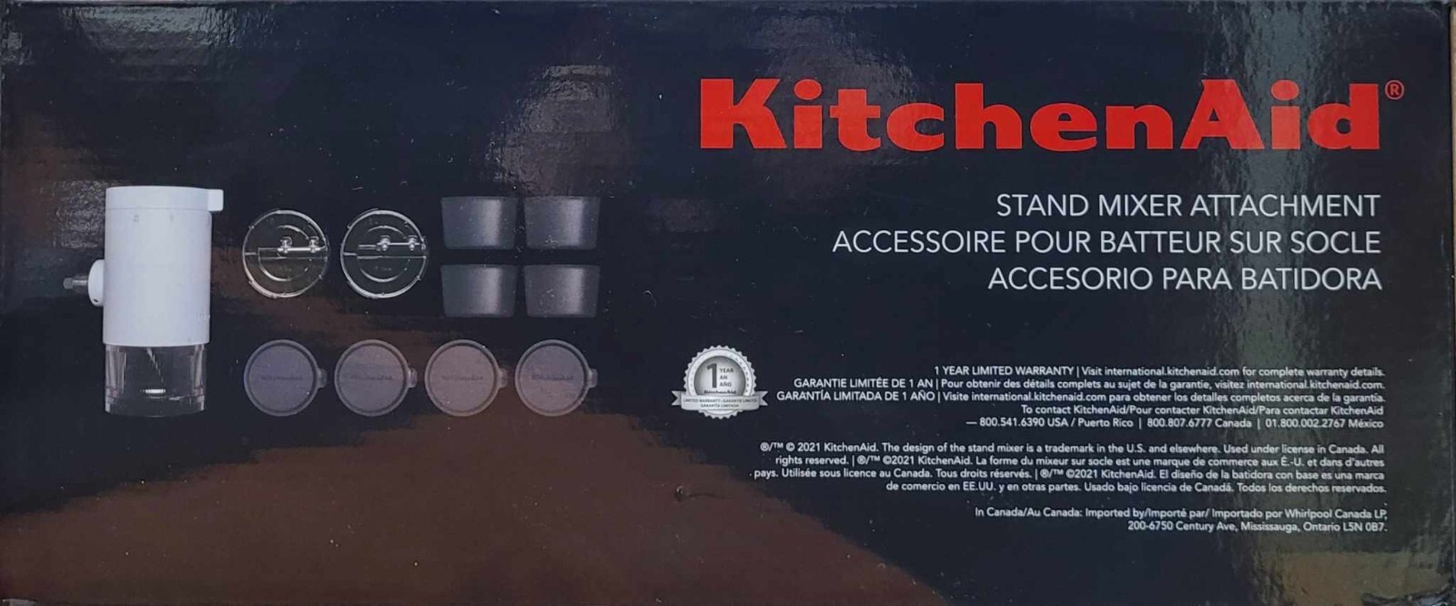 **NEW** KitchenAid KSMSIA Shave Ice Attachment White 883049616841 eBay