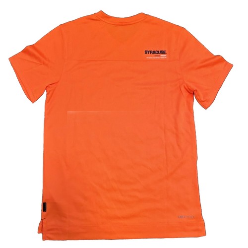 Nike Mens Syracuse Orange V-neck T -Shirt Size Med DN6035-891 On Field Apparel - Picture 2 of 3