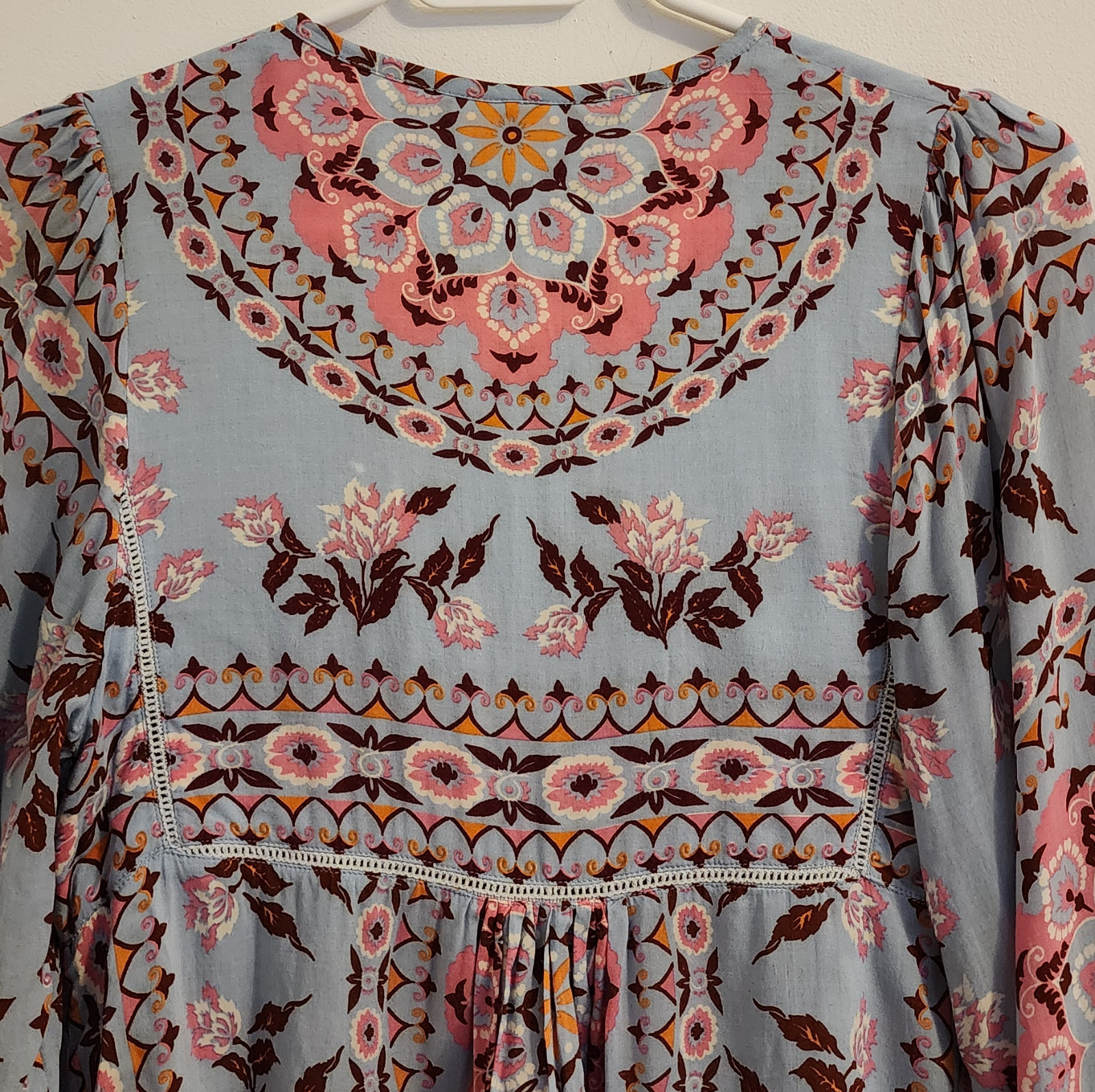 Spell & The Gypsy Collective  Pandora Aquamarine Blouse XS image 8