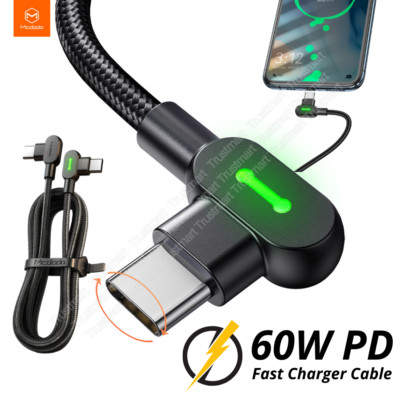 Mcdodo 60W PD Type C to Type C Charger Cable Fast Charging Cord 3A For iPhone 15