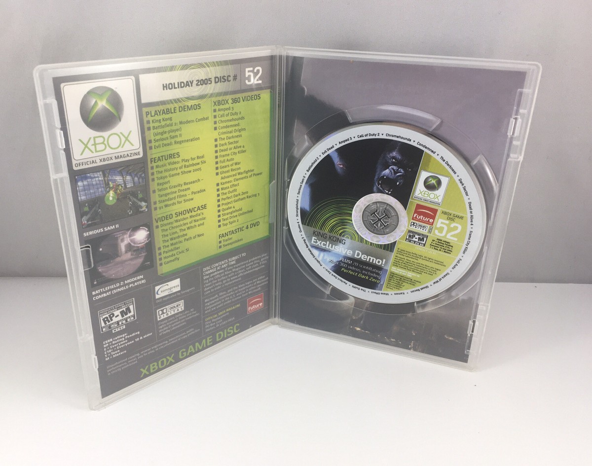 Official Xbox Magazine Demo Disc 5,76 & 52 Xbox 360 King Official Xbox Magazine Demo Disc 5,76 & 52 Xbox 360 King