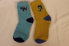 Dinosaur Kids Socks Size M 10-2.5 2 Pair by Kingdom of Imagination
