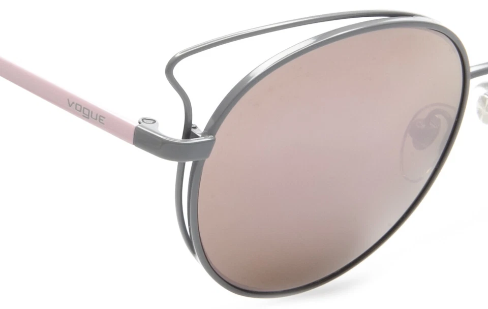 NUEVO VOGUE VO4048-S 50525R GRIS PASTEL/ROSA LENTES ESPEJO GAFAS DE SOL 52-18-135mm Foto 3 de 4