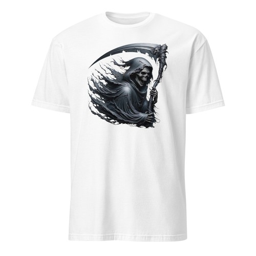 Dark Fantasy Grim Reaper Tee - Unisex Short-Sleeve T-Shirt - Picture 9 of 12