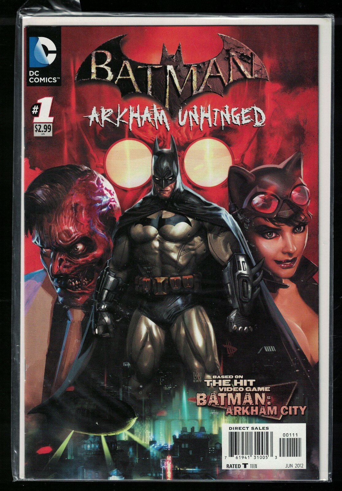 3 x DC COMICS ARKHAM UNHINGED 2012 Batman 1 Detective  Rebirth 951 950 near mint