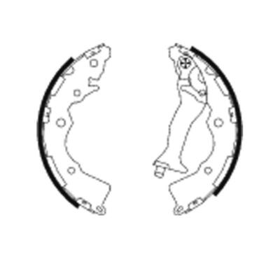 Textar 91068900 Bremsbackensatz Hinten für Hyundai Accent III KIA Cerato Koup