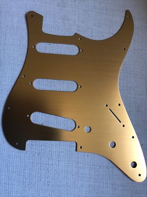 Strat SSS eloxiertes/gebürstetes Kupfer Aluminium Gitarre 11-Loch Schlagbrett passt USA/Mex
