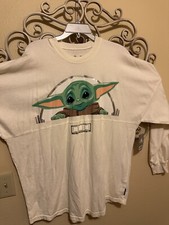 Disney Spirit Jersey The Child Mandalorian Star Wars Shirt Adult Large New 