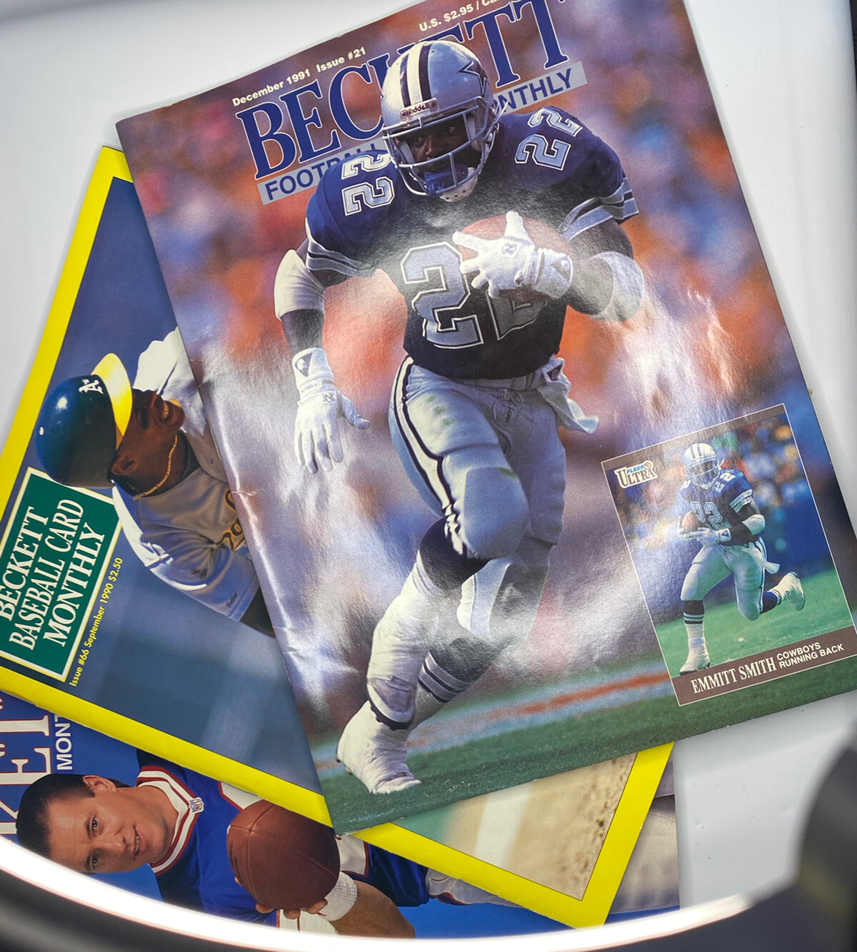 beckett price guide lot, Sports Card Trader, Larry Bird Hologram Cards