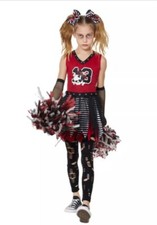 Spirit Halloween Girl Zombie Cheerleader Costume Child Medium 8-10 Dress Only
