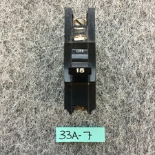 NA115 Federal Pacific FPE Type NA Stab-Lok Breaker 1 Pole 15 AmP  Thick BOLT ON