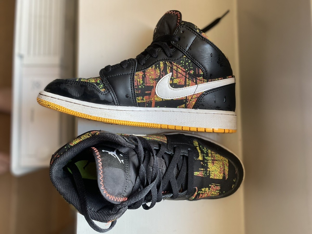 Black Cone Air Jordan Mid 1se Rare Air Jordan Mid GS Black Laser