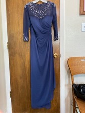 Alex Evening Mother of the Bride/Formal Dress size 8 color violet