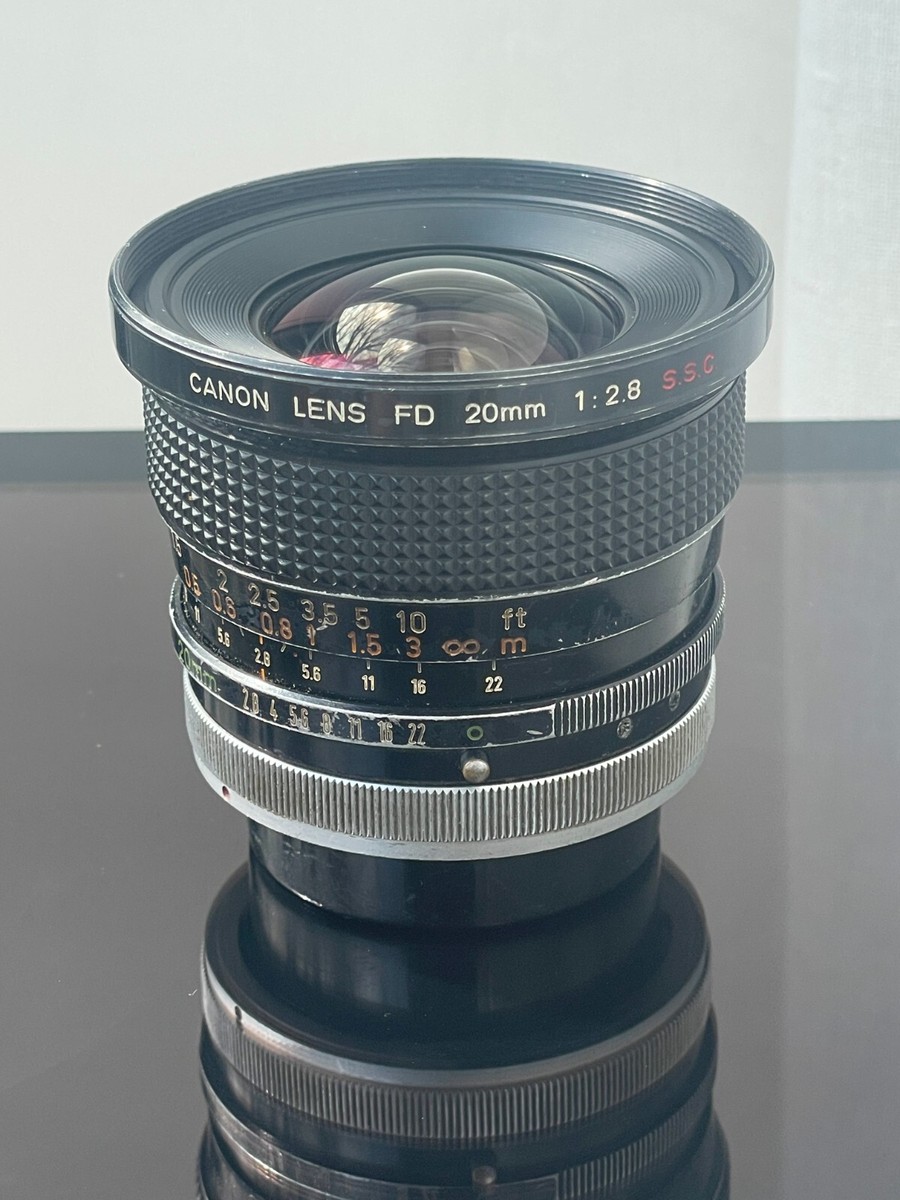 Canon Fd 20mm Lens Canon FD 20mm SSC Lens RARE