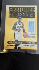 KEYONTE GEORGE 2023-24 Panini NBA Hoops ARRIVING NOW WINTER GOLD FOIL SP #6 Jazz
